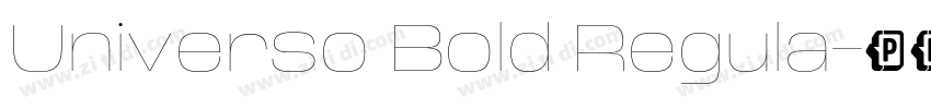Universo Bold Regula字体转换